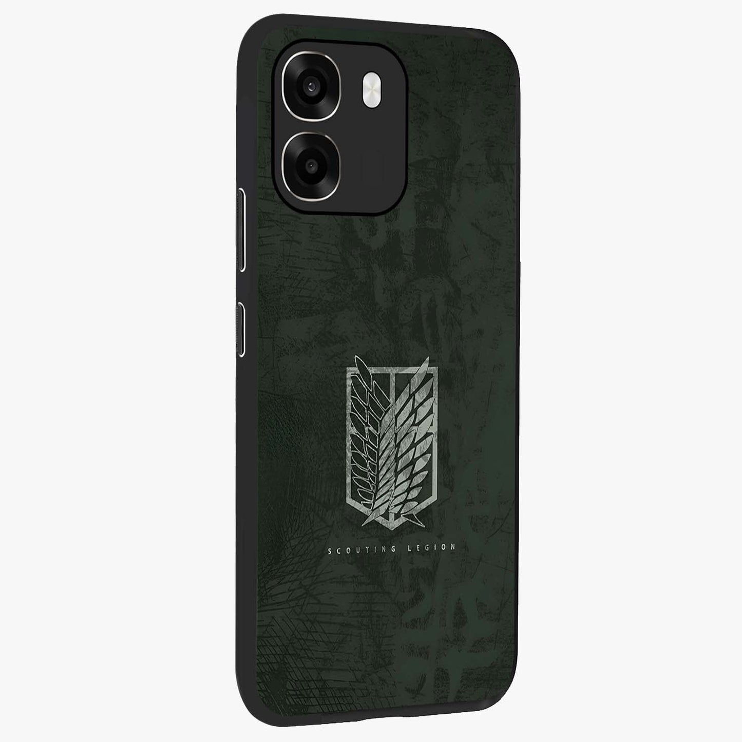 Wings Of Freedom Glass Case upright view showcasing powerful wings artwork with freedom themed design.