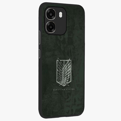 Wings Of Freedom Glass Case upright view showcasing powerful wings artwork with freedom themed design.