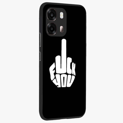Rebel Mode On Glass Case upright view showcasing striking statement artwork with bold rebellious theme.