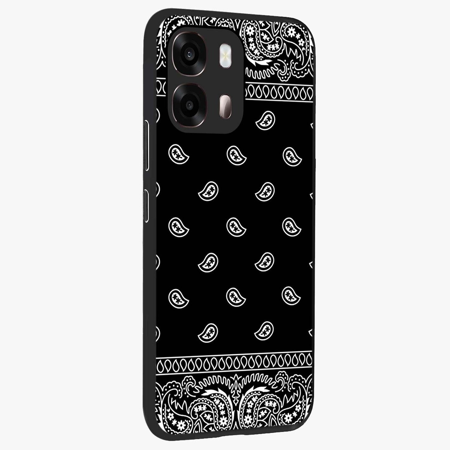 Retro Rebel Threads Glass Case upright view showcasing stylish vintage artwork with bold retro theme.