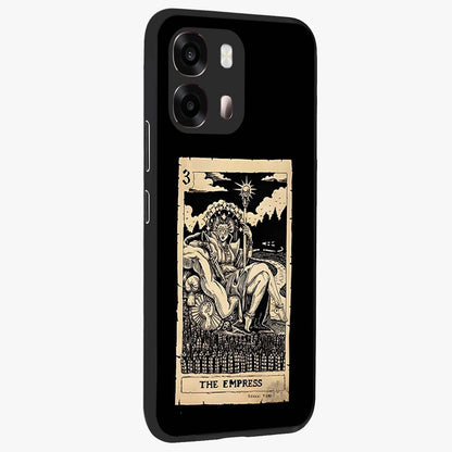 The Empress Glass Case upright view showcasing powerful empress themed artwork with luxurious artistic theme.