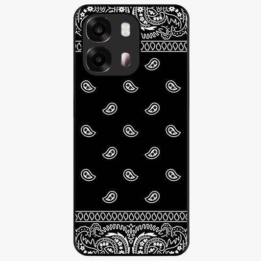 Retro Rebel Threads Glass Case showing flat back view with vintage street style artwork and glossy glass finish.
