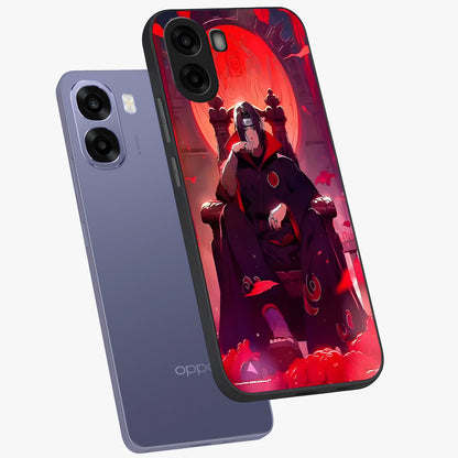 Blood Moon Sovereign Glass Case displayed in angled mockup highlighting dark celestial moon design and dramatic theme.