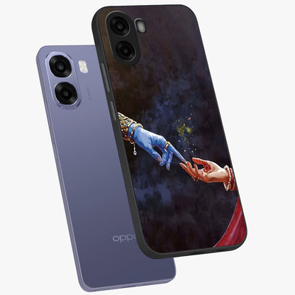 Divine Touch Eternal Glass Case displayed in angled mockup highlighting elegant divine inspired design with calm aesthetic style.