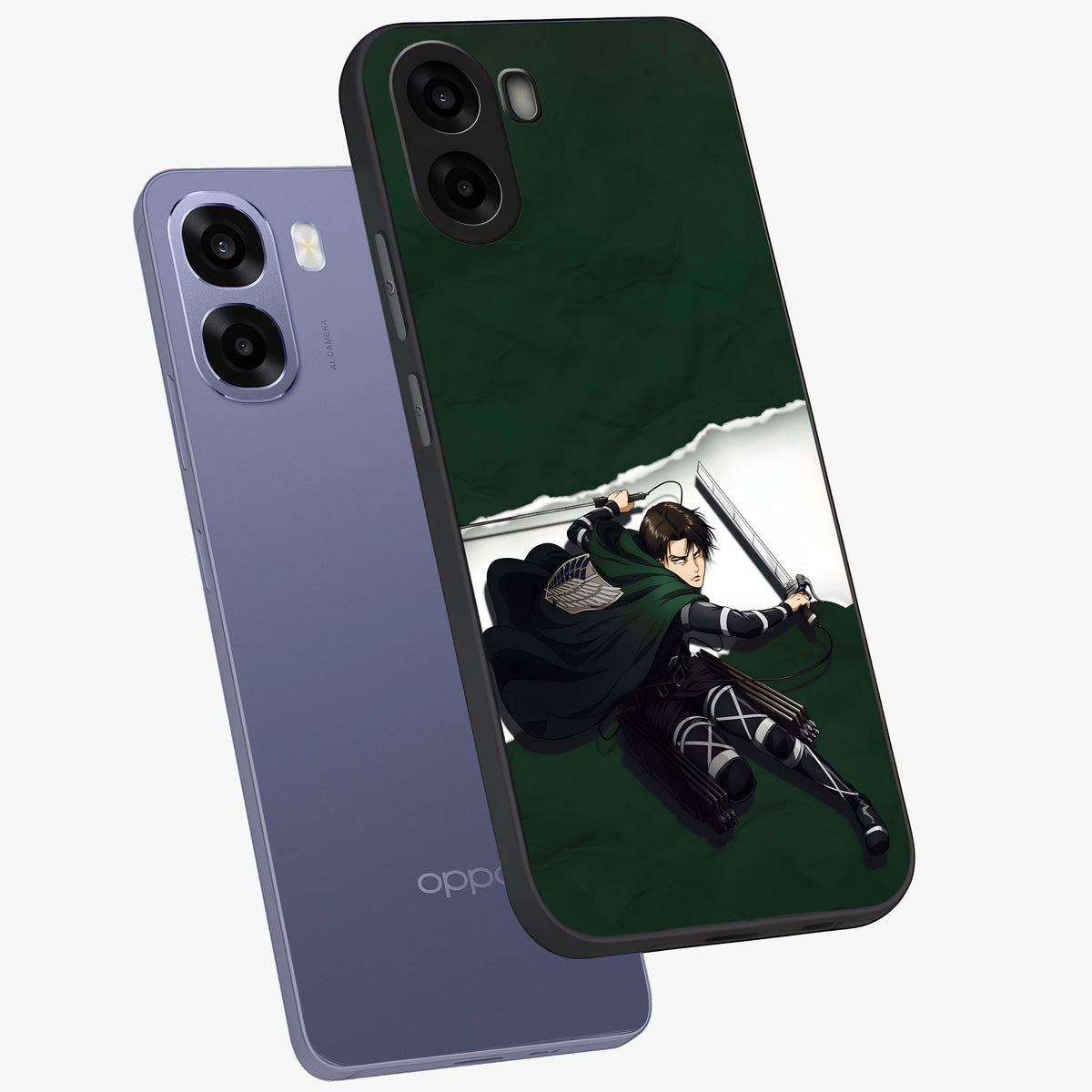 Emerald War Vanguard Glass Case displayed in angled mockup highlighting intense battle inspired design with emerald tone aesthetic.