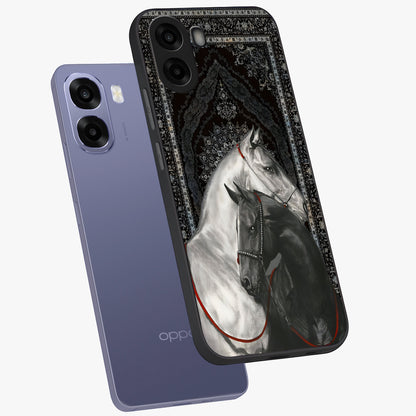 Majestic Ride Legacy Glass Case displayed in angled mockup highlighting sleek vehicle design with bold racing aesthetic.