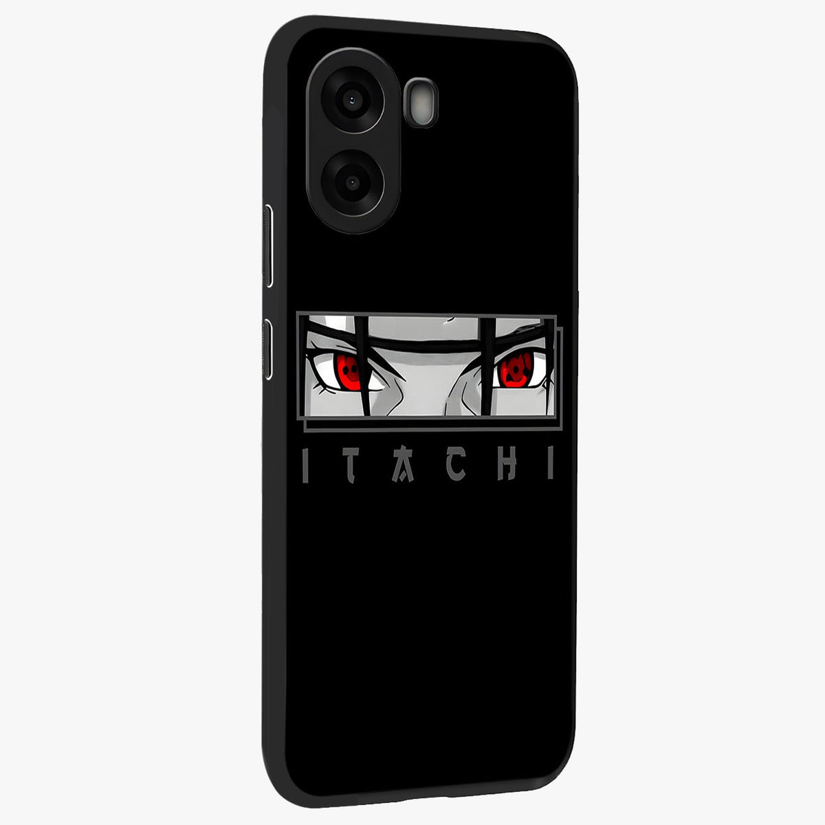 Scarlet Gaze Dominance Glass Case upright view showcasing powerful dramatic artwork with dominant artistic theme.