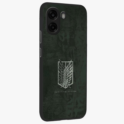 Wings Of Freedom Glass Case upright view showcasing powerful wings artwork with freedom themed design.