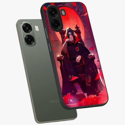 Blood Moon Sovereign Glass Case displayed in angled mockup highlighting dark celestial moon design and dramatic theme.
