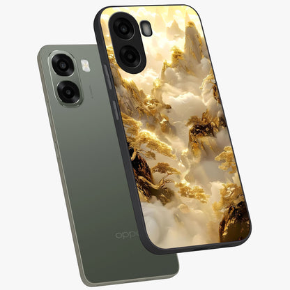 Gates Of Illumination Glass Case displayed in angled mockup highlighting radiant portal inspired design with fantasy aesthetic.