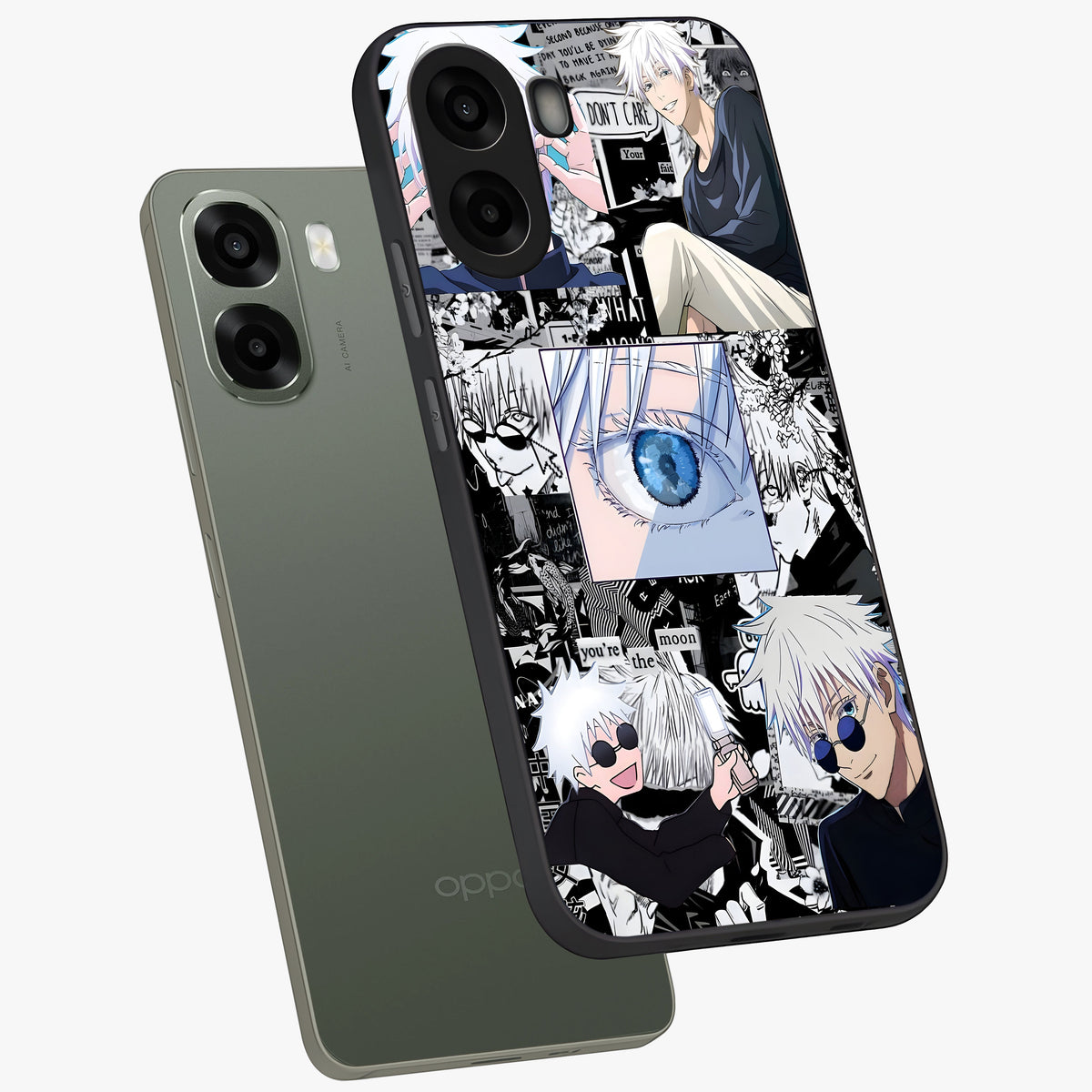 Infinity Sorcerer Chaos Glass Case displayed in angled mockup highlighting powerful magical design with fantasy aesthetic style.