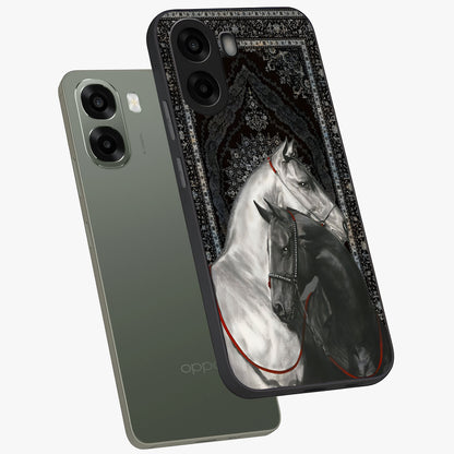 Majestic Ride Legacy Glass Case displayed in angled mockup highlighting sleek vehicle design with bold racing aesthetic.