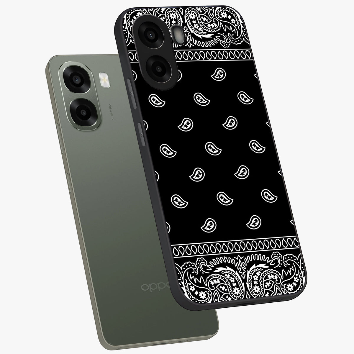 Retro Rebel Threads Glass Case displayed in angled mockup highlighting retro inspired graphic design with rebellious aesthetic.