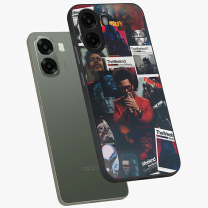 The Weeknd Glass Case displayed in angled mockup highlighting stylish pop culture inspired design with modern aesthetic.