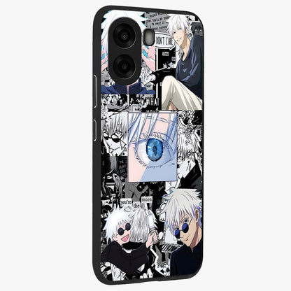 Infinity Sorcerer Chaos Glass Case upright view showcasing dramatic sorcerer artwork with chaotic mystical theme.