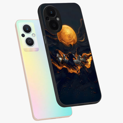 Golden Royal Heritage Glass Case displayed in angled mockup highlighting luxurious heritage design with golden aesthetic style.