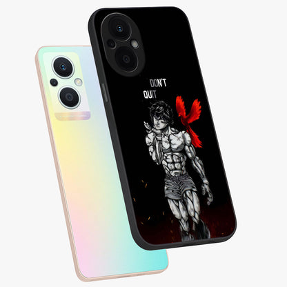 Rise Beyond Limits Glass Case displayed in angled mockup highlighting inspiring message design with modern aesthetic style.