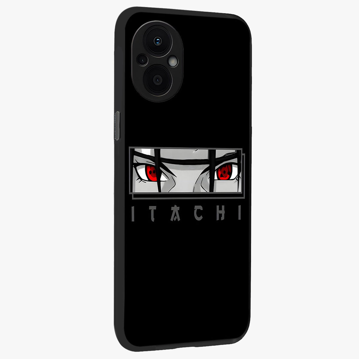 Scarlet Gaze Dominance Glass Case upright view showcasing powerful dramatic artwork with dominant artistic theme.