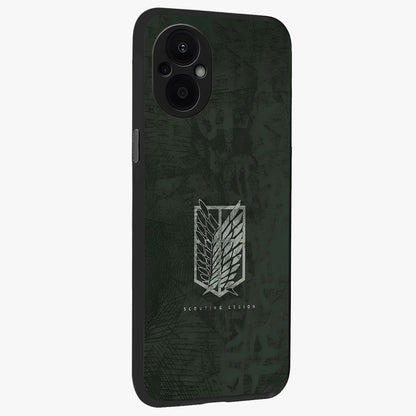 Wings Of Freedom Glass Case upright view showcasing powerful wings artwork with freedom themed design.