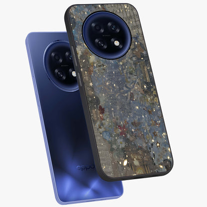 Aesthetic Astrolophia Glass Case displayed in angled mockup highlighting artistic aesthetic elements and smooth glass surface.