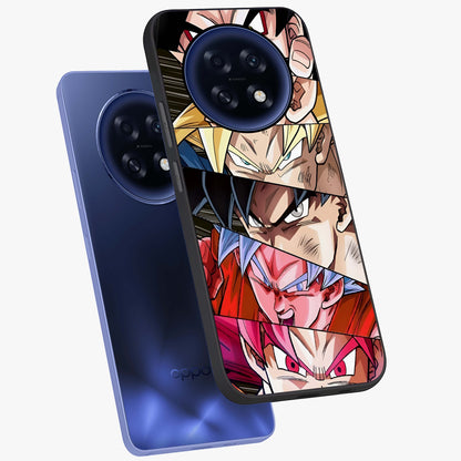 Anime Character Glass Case displayed in angled mockup highlighting colorful anime character illustration.