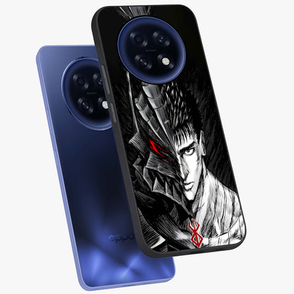 Berserker Blood Oath Glass Case displayed in angled mockup highlighting dark fantasy graphic design and powerful theme.