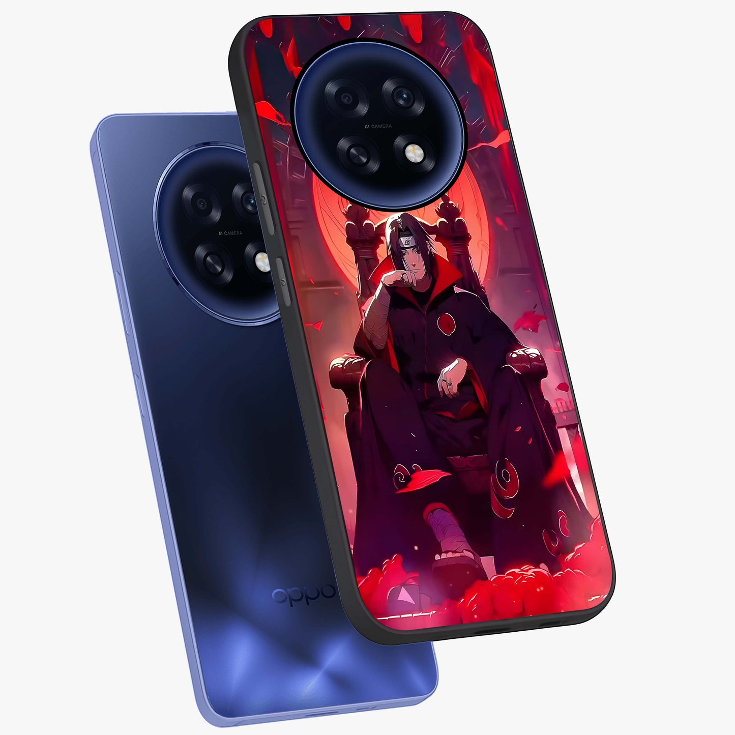 Blood Moon Sovereign Glass Case displayed in angled mockup highlighting dark celestial moon design and dramatic theme.