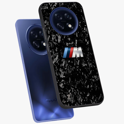Carbon Speed Mark Glass Case displayed in angled mockup highlighting racing inspired carbon design and sleek aesthetic style.