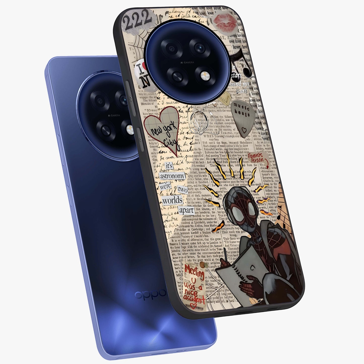 City Dream Sketch Glass Case displayed in angled mockup highlighting minimal city illustration with aesthetic sketch style.