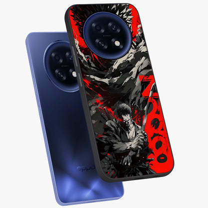 Demon Sword Resolve Glass Case displayed in angled mockup highlighting powerful demon sword illustration with dark fantasy aesthetic.