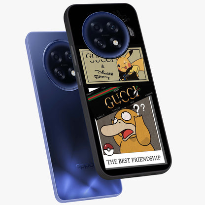 Gucci Play Mashup Glass Case displayed in angled mockup highlighting stylish fashion mashup design with bold aesthetic.