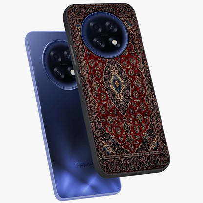 Heritage Carpet Royale Glass Case displayed in angled mockup highlighting intricate royal carpet design with heritage aesthetic.