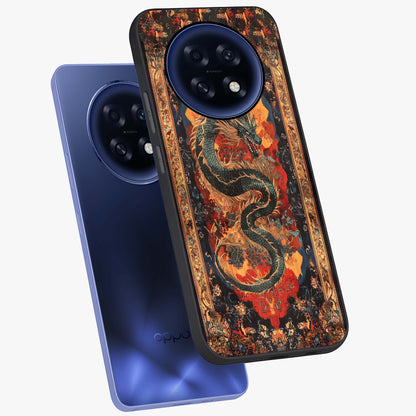 Inferno Dragon Soul Glass Case displayed in angled mockup highlighting powerful dragon illustration with inferno aesthetic.