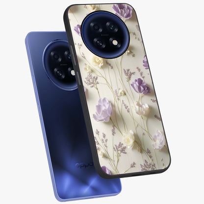 Lilac Breeze Harmony Glass Case displayed in angled mockup highlighting calm lilac breeze design with soothing aesthetic style.