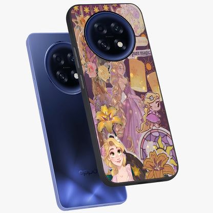 Magical Tangled Dream Glass Case displayed in angled mockup highlighting whimsical fantasy design with magical aesthetic.