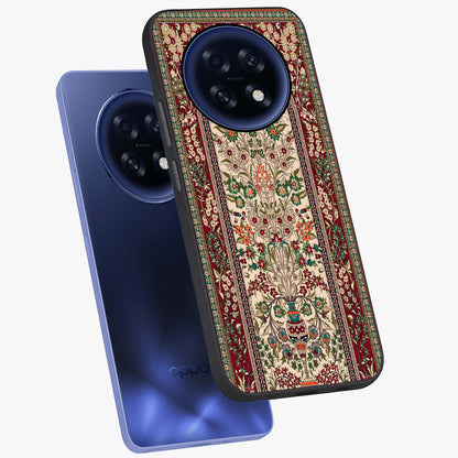 Persian Inspired Glass Case displayed in angled mockup highlighting intricate traditional design with elegant cultural aesthetic.