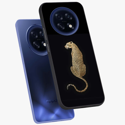 Regal Leopard Glass Case displayed in angled mockup highlighting powerful animal illustration with stylish wild aesthetic.