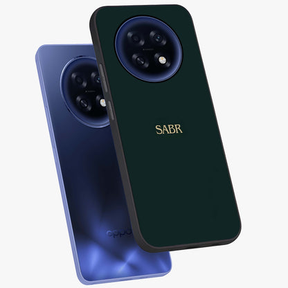 Sabr Minimal Patience Glass Case displayed in angled mockup highlighting simple inspirational design with clean aesthetic style.