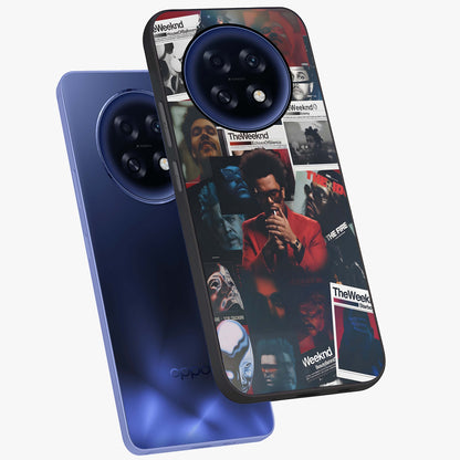 The Weeknd Glass Case displayed in angled mockup highlighting stylish pop culture inspired design with modern aesthetic.