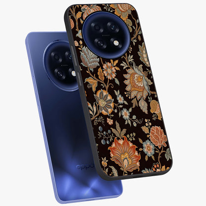 Vintage Floral Dream Glass Case displayed in angled mockup highlighting elegant vintage flower design with soft aesthetic style.