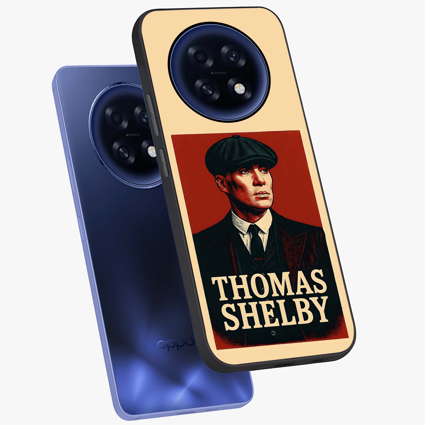 Vintage Mafia Authority Glass Case displayed in angled mockup highlighting powerful retro design with classic gangster aesthetic.