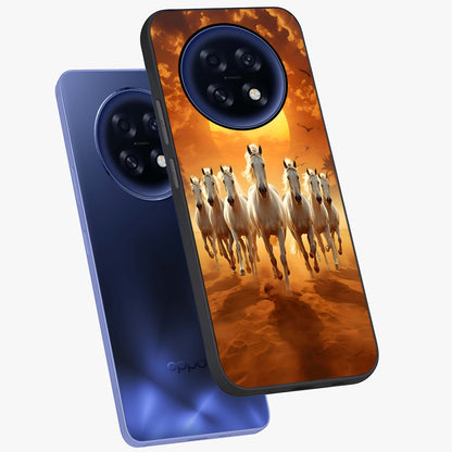 Wild Sunset Majesty Glass Case displayed in angled mockup highlighting vibrant sunset sky design with scenic aesthetic.