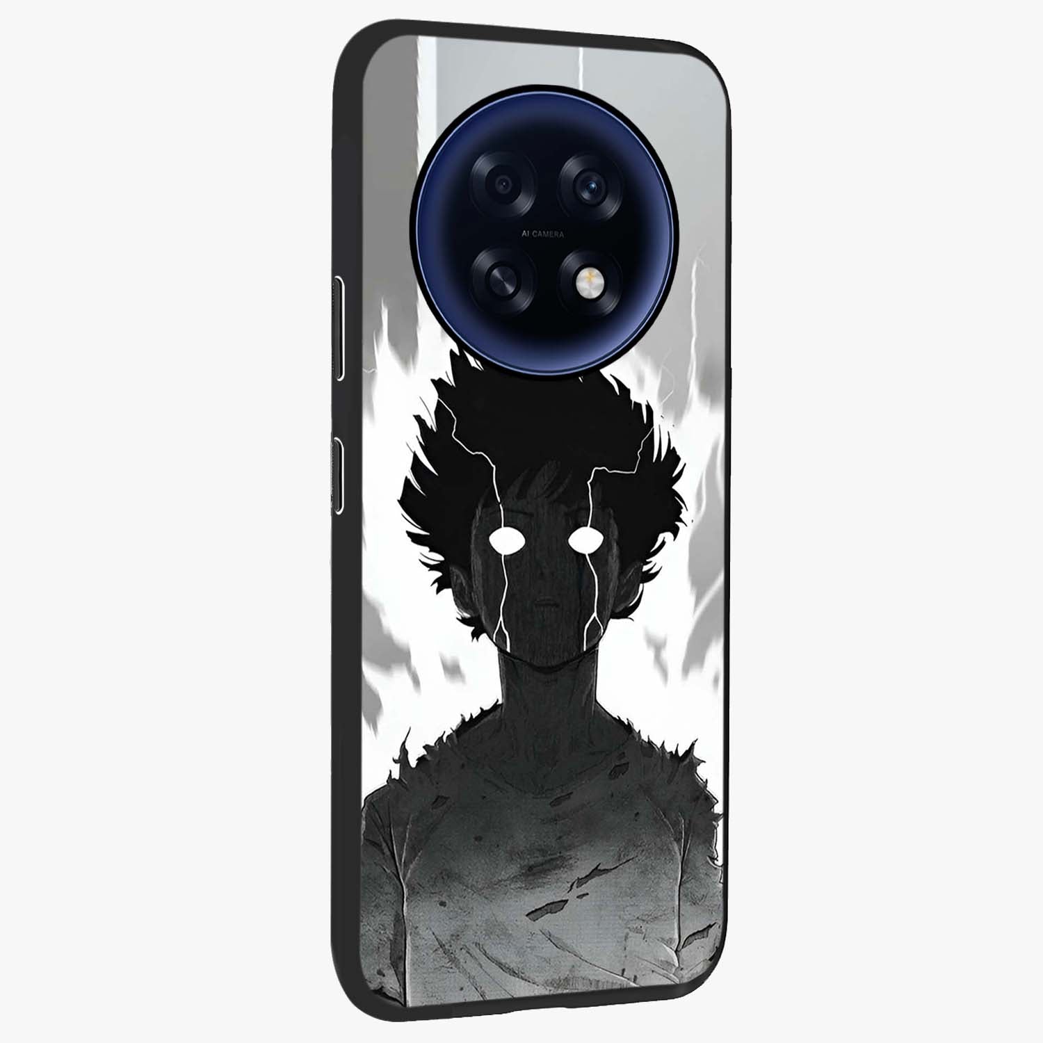 Awakened Inner Rage Glass Case upright view showcasing dramatic artwork with strong expressive aesthetic.