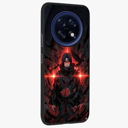 Focused Blade Discipline Glass Case upright view showcasing strong typography statement with sleek motivational theme.