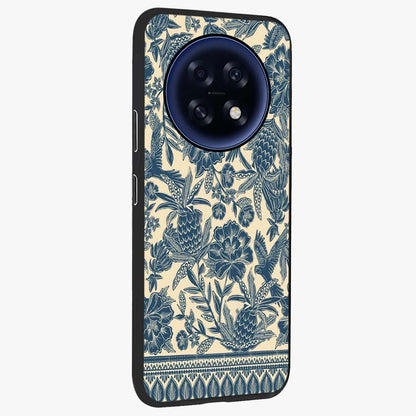 Heirloom Wild Bloom Glass Case upright view showcasing delicate wildflower artwork with timeless floral theme.