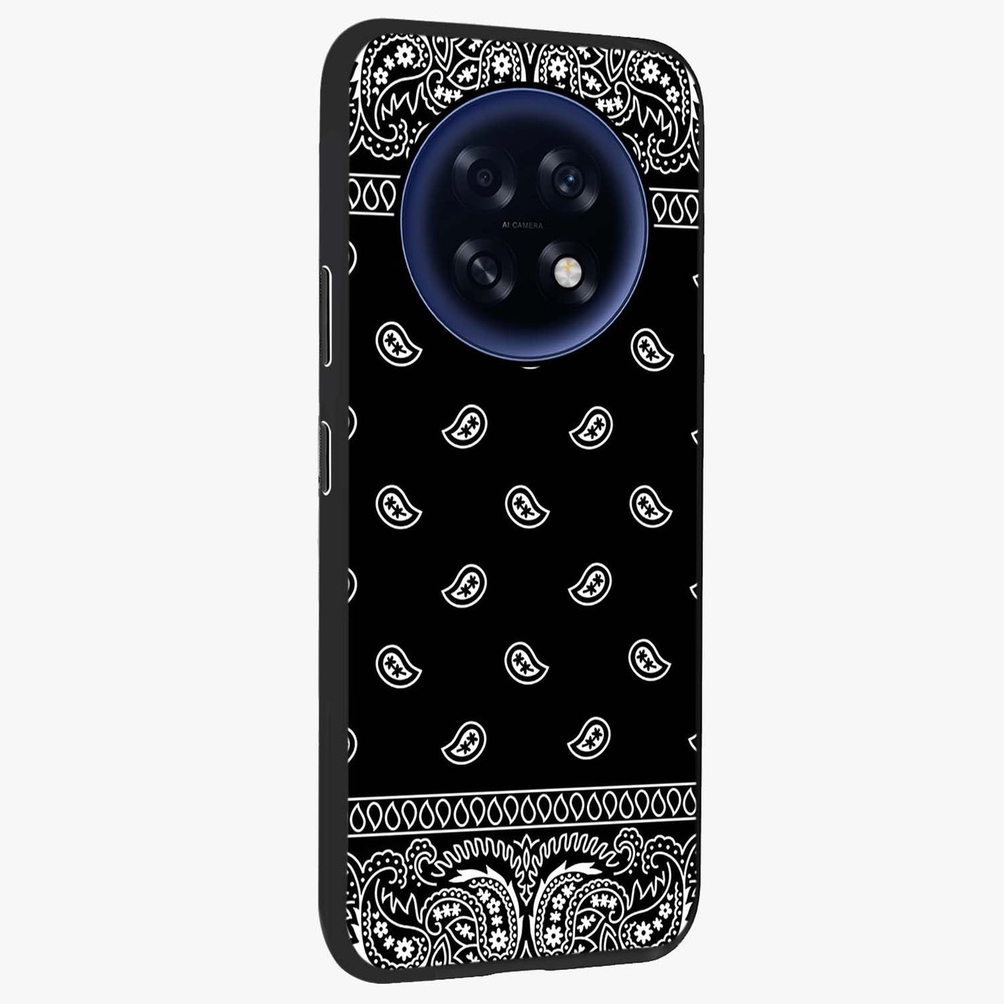 Retro Rebel Threads Glass Case upright view showcasing stylish vintage artwork with bold retro theme.