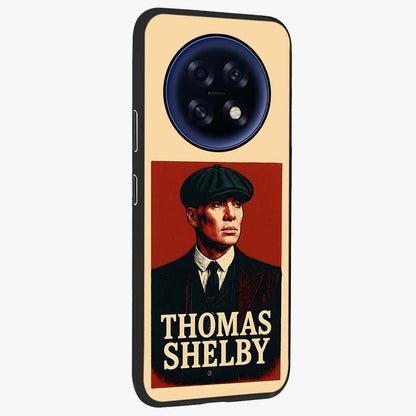 Vintage Mafia Authority Glass Case upright view showcasing dramatic vintage artwork with iconic authority theme.