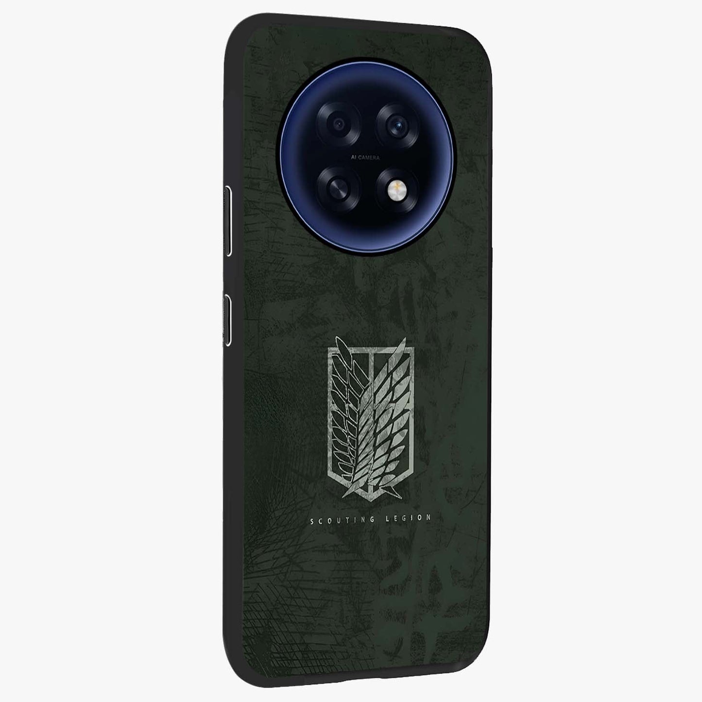 Wings Of Freedom Glass Case upright view showcasing powerful wings artwork with freedom themed design.