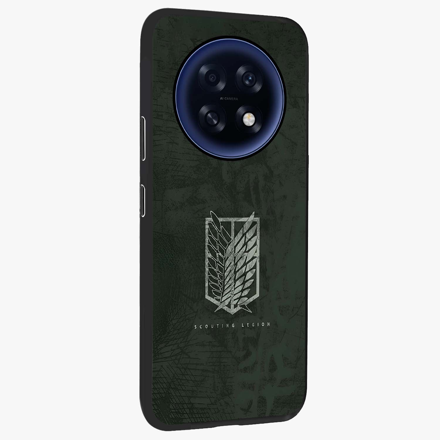 Wings Of Freedom Glass Case upright view showcasing powerful wings artwork with freedom themed design.