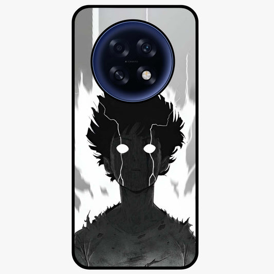 Awakened Inner Rage Glass Case showing flat back view with intense artistic artwork and glossy glass finish.